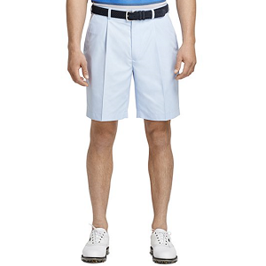 St Andrews Links Pleat-Front Golf Shorts - Snowflake Blue